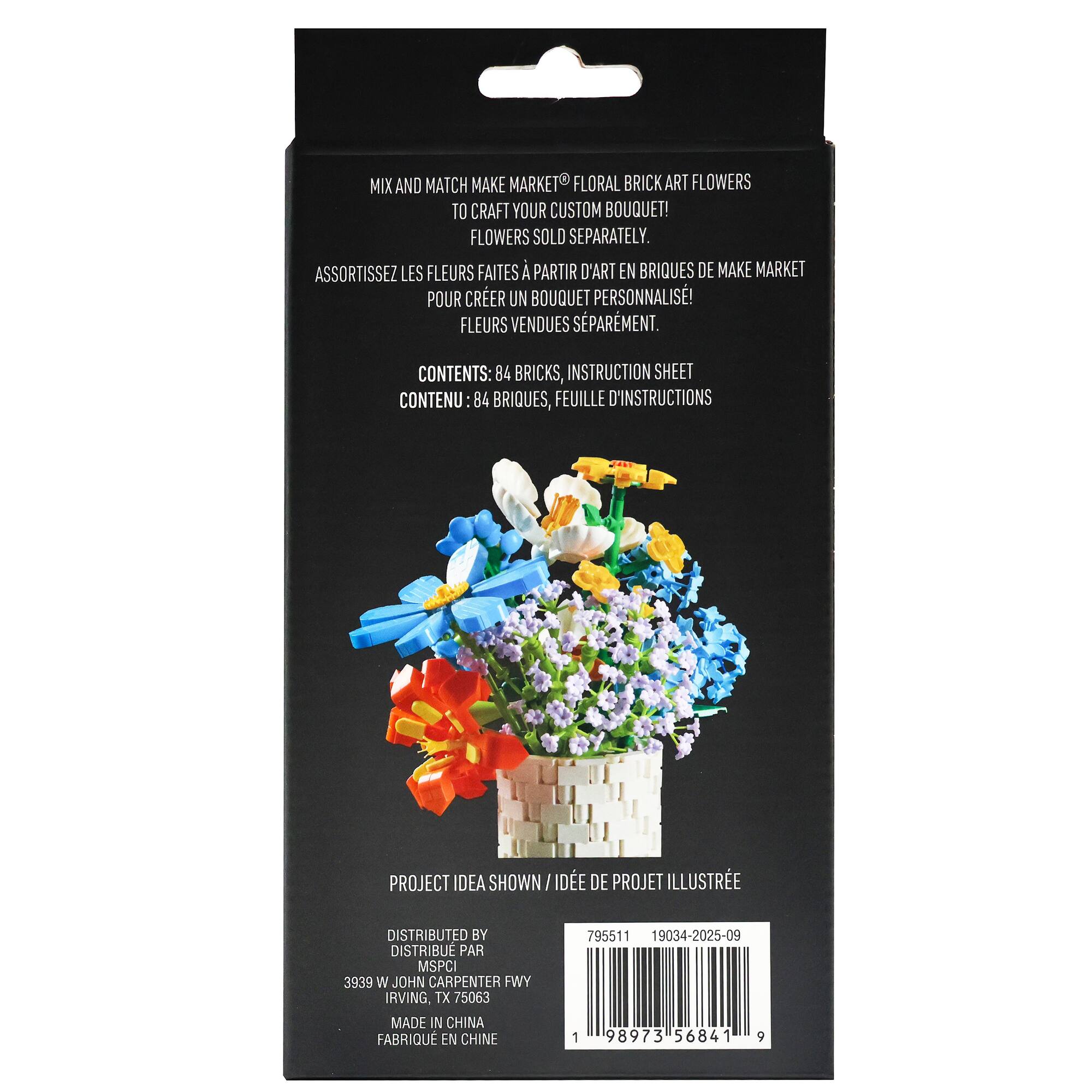 Hibiscus Floral Brick Art Kit by Make Market®